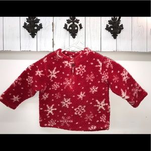 Printed Snowflake Fleece